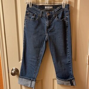 Levi’s 515 rolled cuff cropped jeans